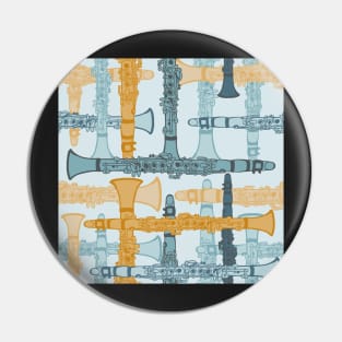 Clarinet Chorus Pattern Pin