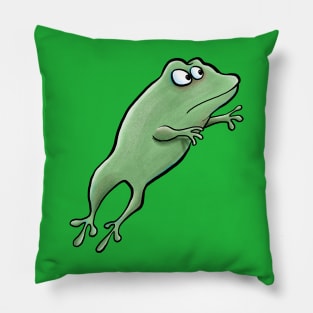 Leaping Frog Pillow