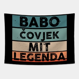 Babo Bosnia Father Bosnian Dad Balkan Bosna Tapestry