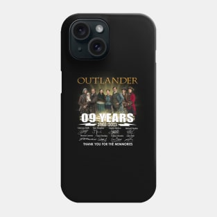 08 Years Outlander Anniversary Thank You For The Memories Movie Phone Case