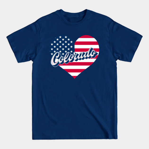 Discover Colorado Pride - Usa States - T-Shirt