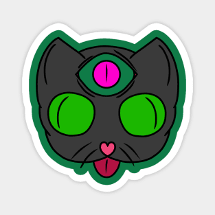 Third Eyed Cat! Magnet