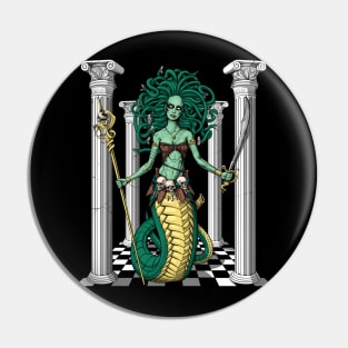 Greek Goddess Medusa Gorgon Pin