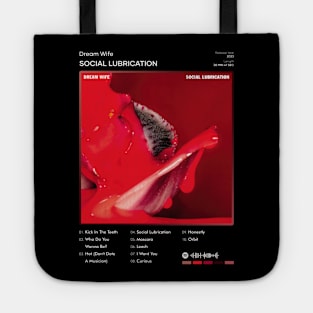 Dream Wife - Social Lubrication Tracklist Album Tote