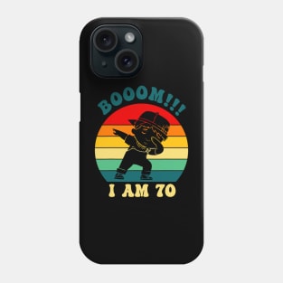 70th Birthday Dabbing Apparel 70 Years Old Phone Case