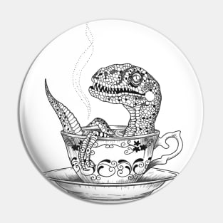 Tea rex Pin