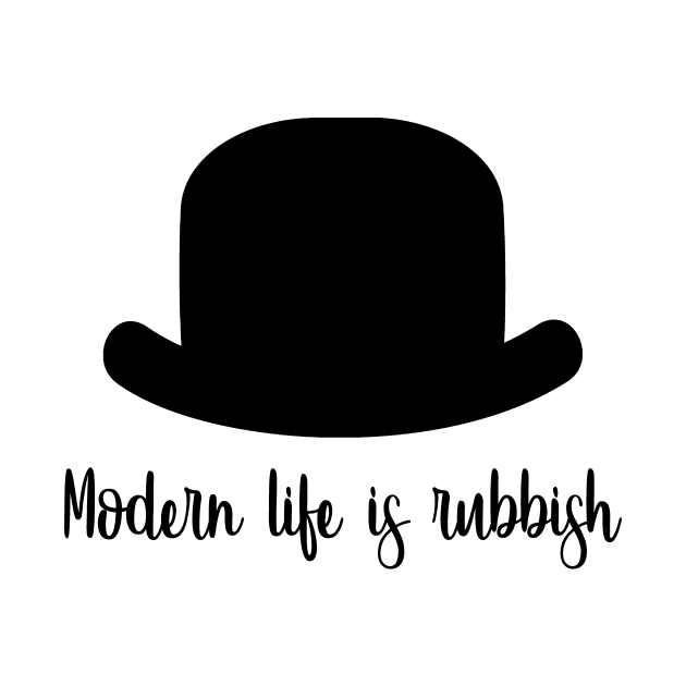 Modern Life Is Rubbish, black by Perezzzoso