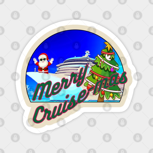 Merry Cruise-mas Magnet by URLifeByDesign