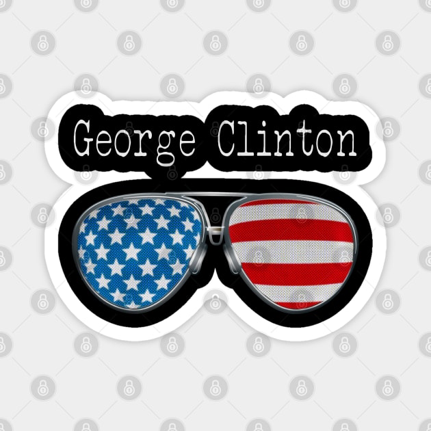 AMERICA PILOT GLASSES GEORGE CLINTON Magnet by SAMELVES