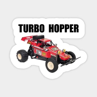 TURBO HOPPER Vintage RC 80s Tyco Black Text Magnet
