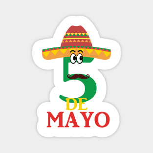 Cinco de Mayo Mexican Celebration Magnet