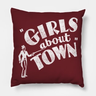 Girls About Town Pillow