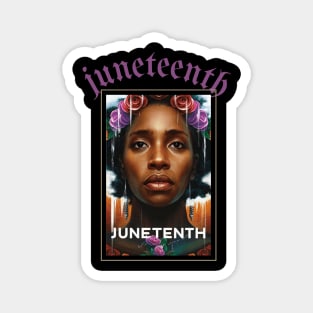 juneteenth African American woman Magnet