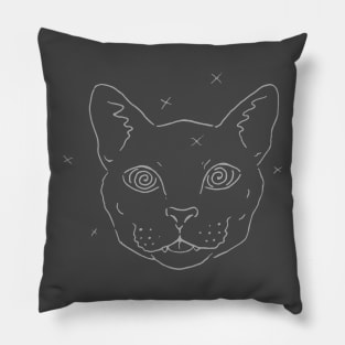 Anteater-cat - noodle tee Pillow