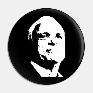 John McCain Tribute Pop Art Pin