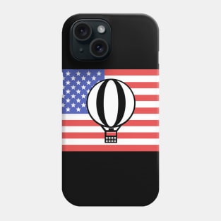 American Flag | Hot Air Balloon Phone Case