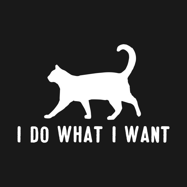 I Do What I Want Cat Shirt I Do What I Want T Shirt Teepublic