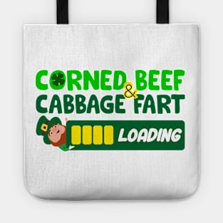 Corned Beef and Cabbage Fart Loading - St. Paddy's Day Tote