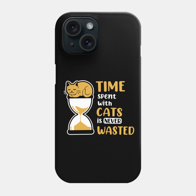 Time spent with cats is never wasted Phone Case by VinagreShop