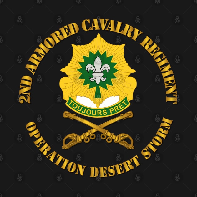 2nd Armored Cavalry Regiment DUI - Operation Desert Storm by twix123844