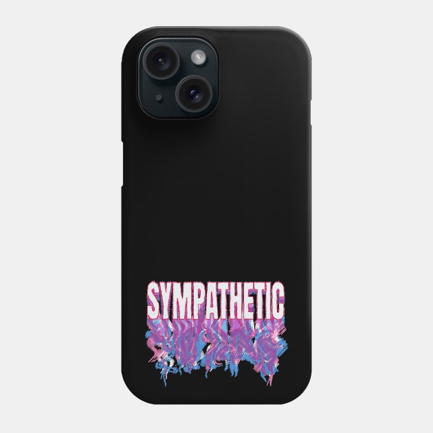 sympathetic word lettering art Phone Case by idbihevier