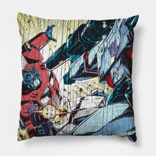 Transformers vintage cover art Pillow