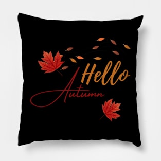 Hello Autumn Floral Look Pillow