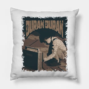 Duran Duran Vintage Radio Pillow