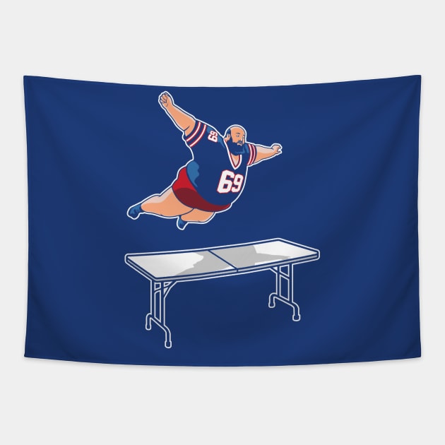 Bills Mafia Table Dive Tapestry by stayfrostybro