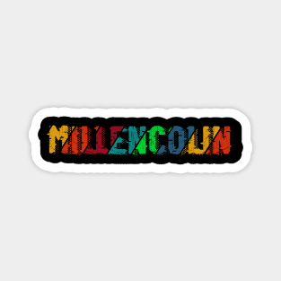 vintage color Millencolin Magnet