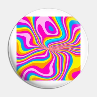 Psychedelic groovy pattern Pin
