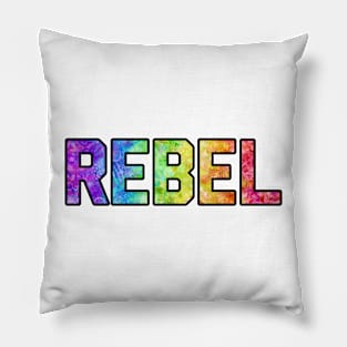 Rebel (black) Pillow