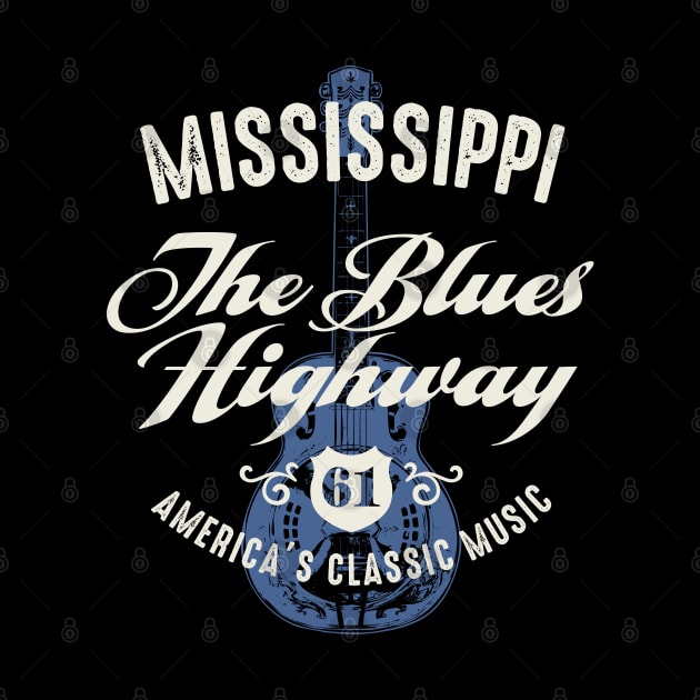 Mississippi The Blues Highway 61 by Designkix
