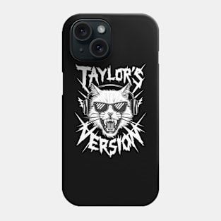 death metal taylors cat version Phone Case