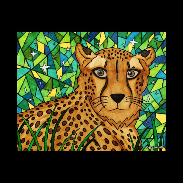 Cheetah by Kelly Louise Art