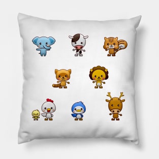 Kawaii animals pack 2 Pillow