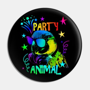 Parrot Party Animal Pin