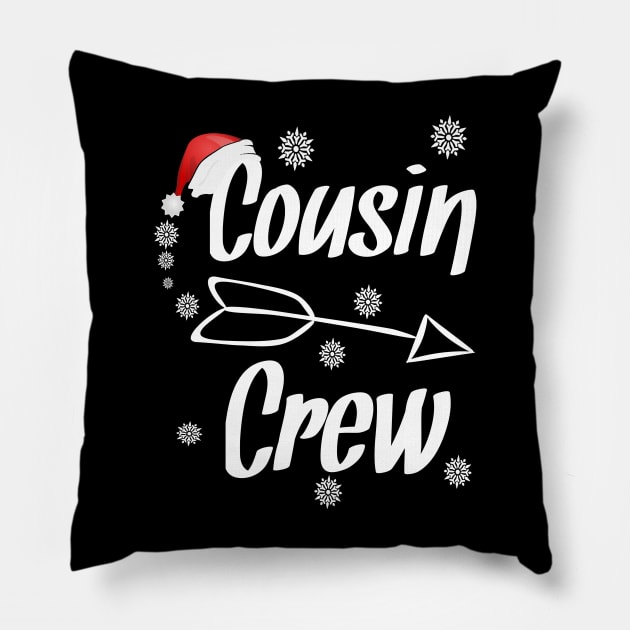 Cousin Crew Pajamas Christmas gift T-Shirt Pillow by FouadBelbachir46