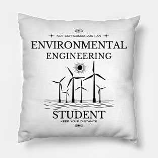 Environmental Engineering - White Version - Engineers Pillow