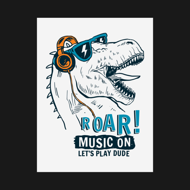 Music Dinosaurs T Shirt