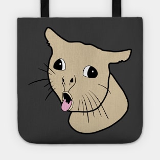 Coughing Cat Meme Tote