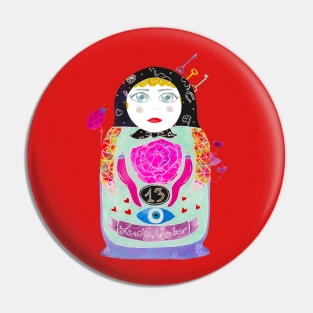 Matryoshka Lucky Charm Nura Pin