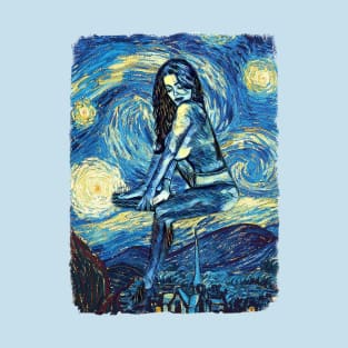 Naughty Girl Van Gogh Style T-Shirt