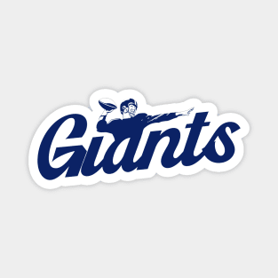 Giants Football Retro Magnet