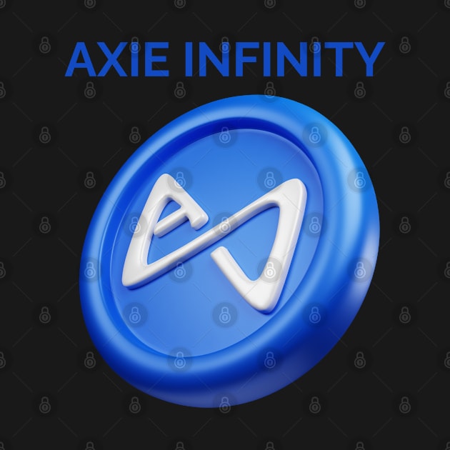 AXIE INFINITY 3d front view rendering cryptocurrency by YousifAzeez