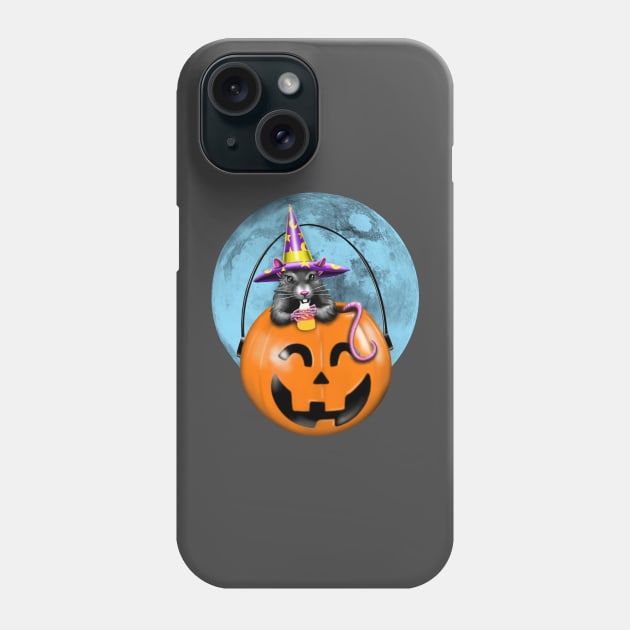 Halloween rat Phone Case by justalanproductions