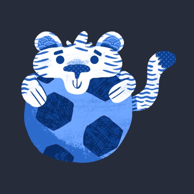 Tigers Love Soccer by arterikas