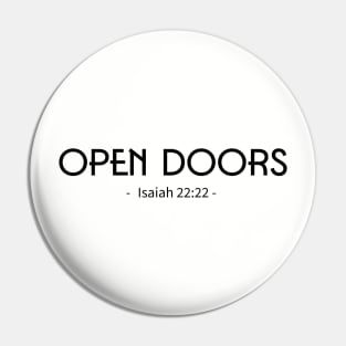 Open Doors bible quote Pin