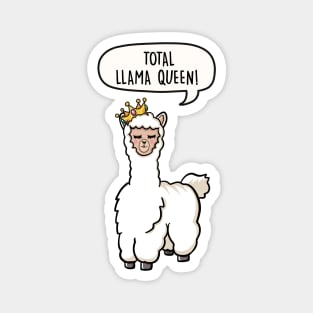 Total Llama Queen Magnet