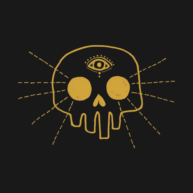 All-Seeing Skull by legendsinink